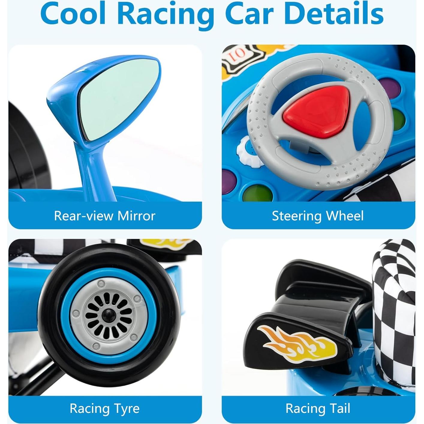 Caminador Plegable INFANS 3 en 1 para Bebés Azul