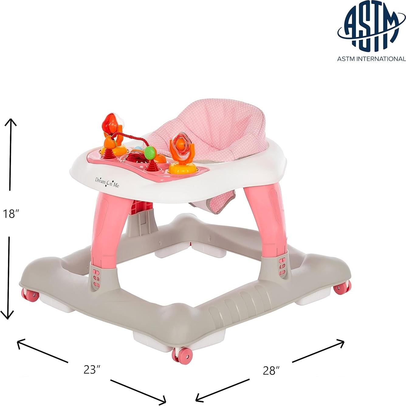 Caminador para Bebés Dream On Me Explorer Gris Pebble 4.08 kg