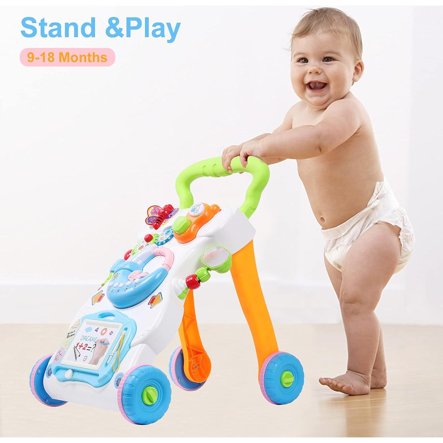 Andador 2 en 1 Cuterabit para Bebés con Música y Luz
