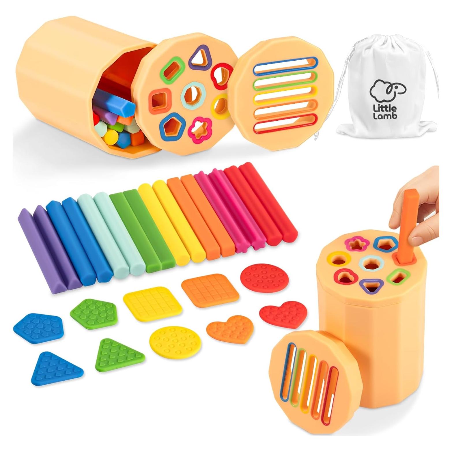 Juguete Montessori Clasificador de Formas y Colores LittleLamb