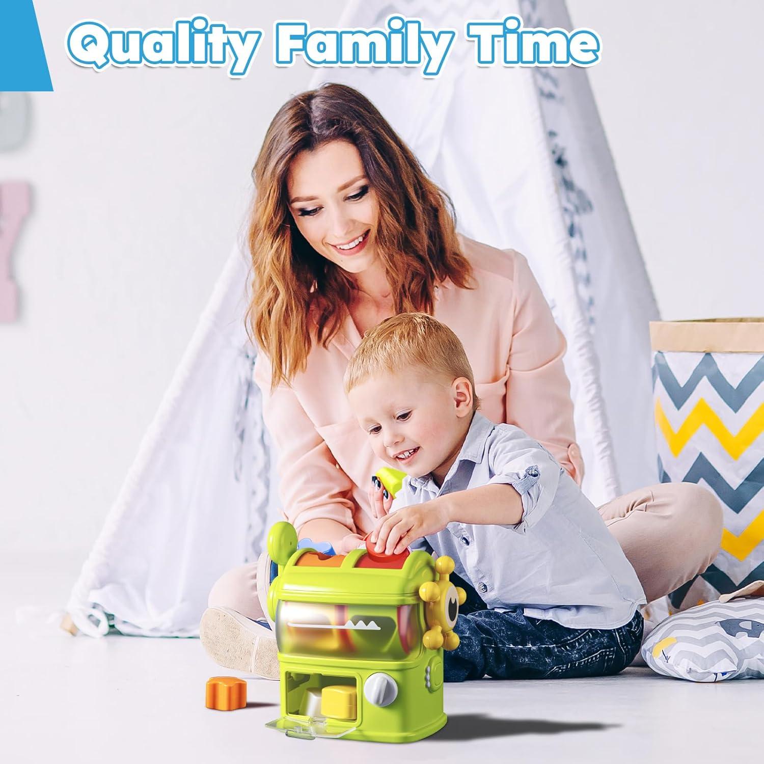 Juguete de Clasificación de Formas Montessori ZW Creations 6 Bloques