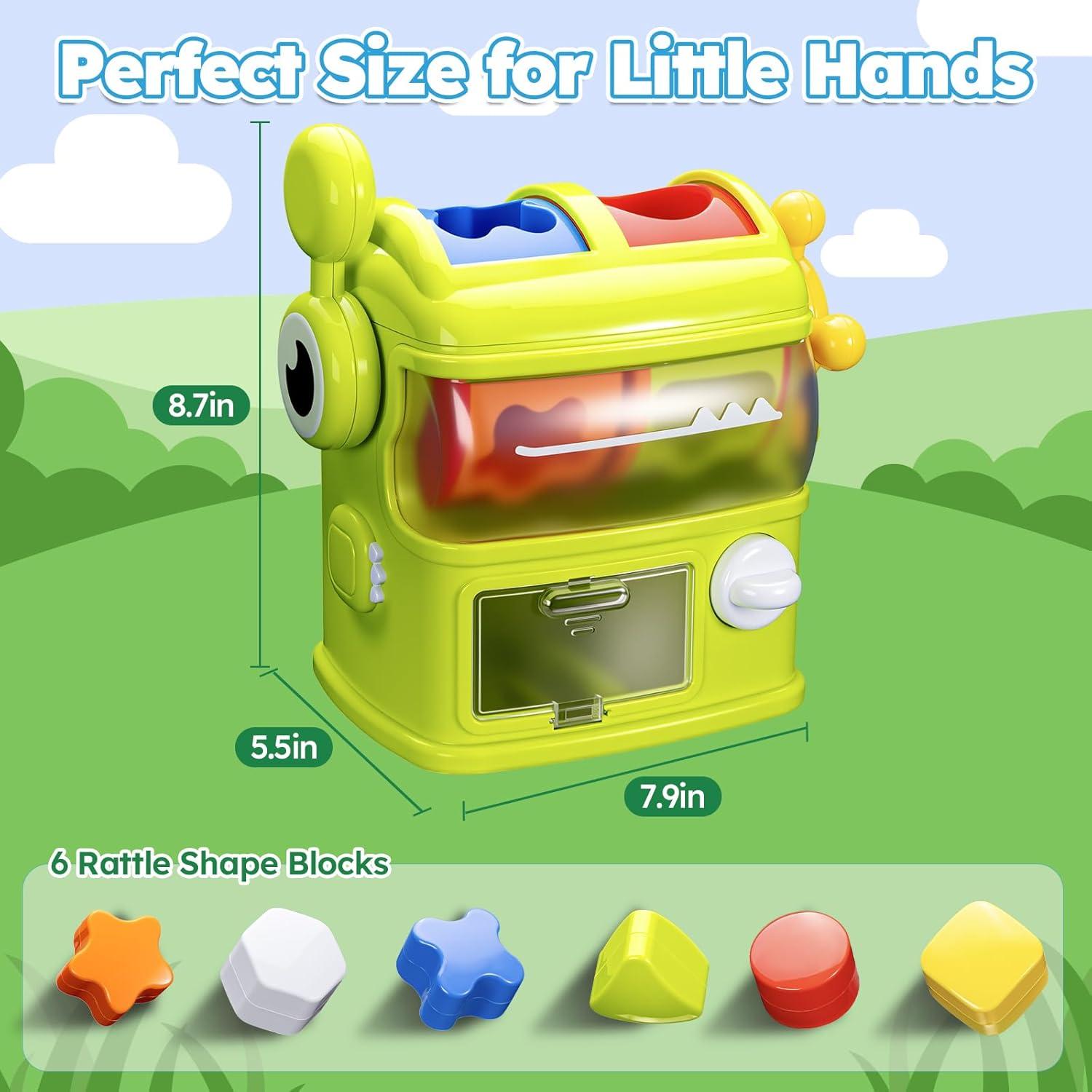 Juguete de Clasificación de Formas Montessori ZW Creations 6 Bloques