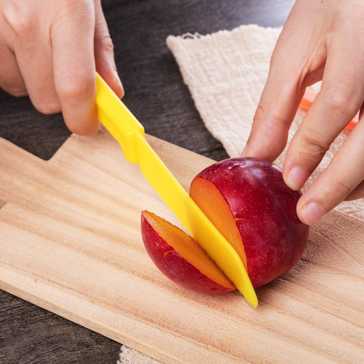 Set de 10 Cuchillos de Plástico JOVITEC para Niños - Nylon Seguro