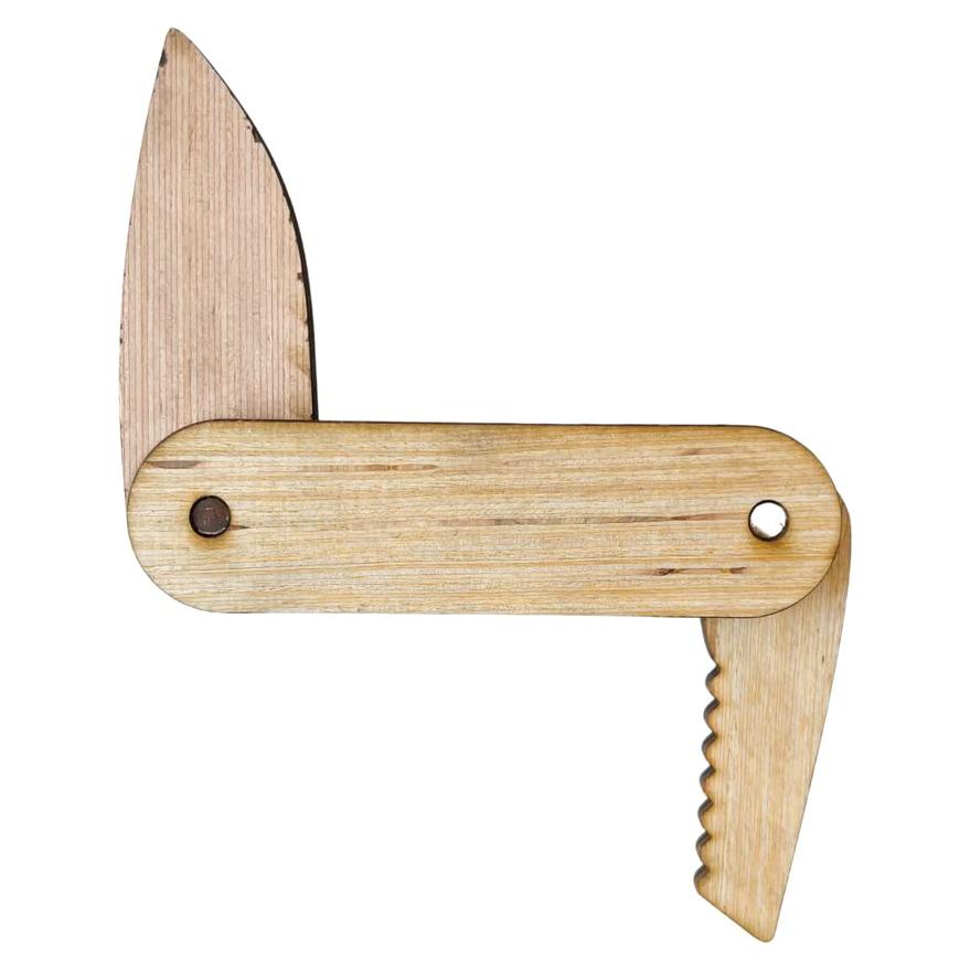 Cuchillo de Juguete de Madera AVTRBoutique 10 cm para Niños