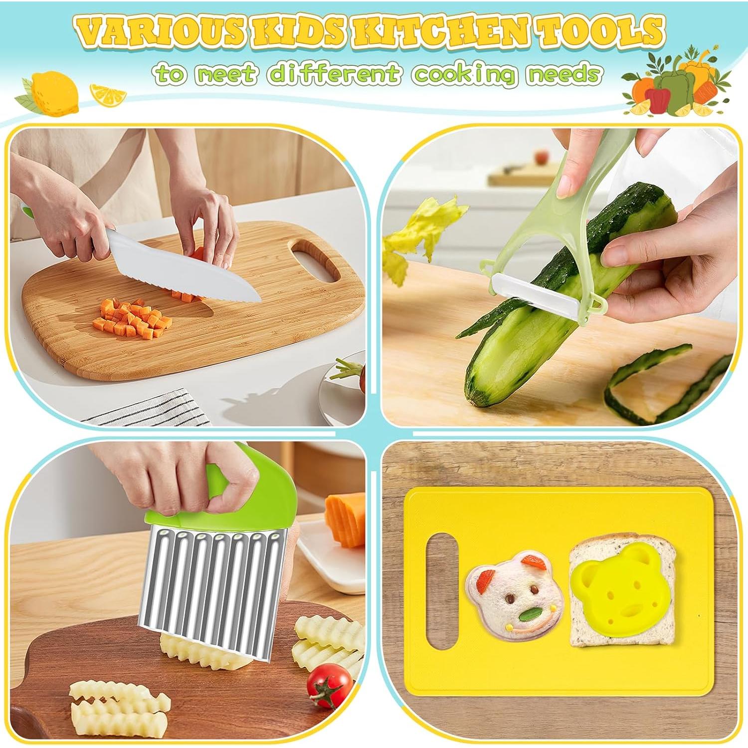 Juego de Cuchillos para Niños HAIMST 30 Piezas Montessori