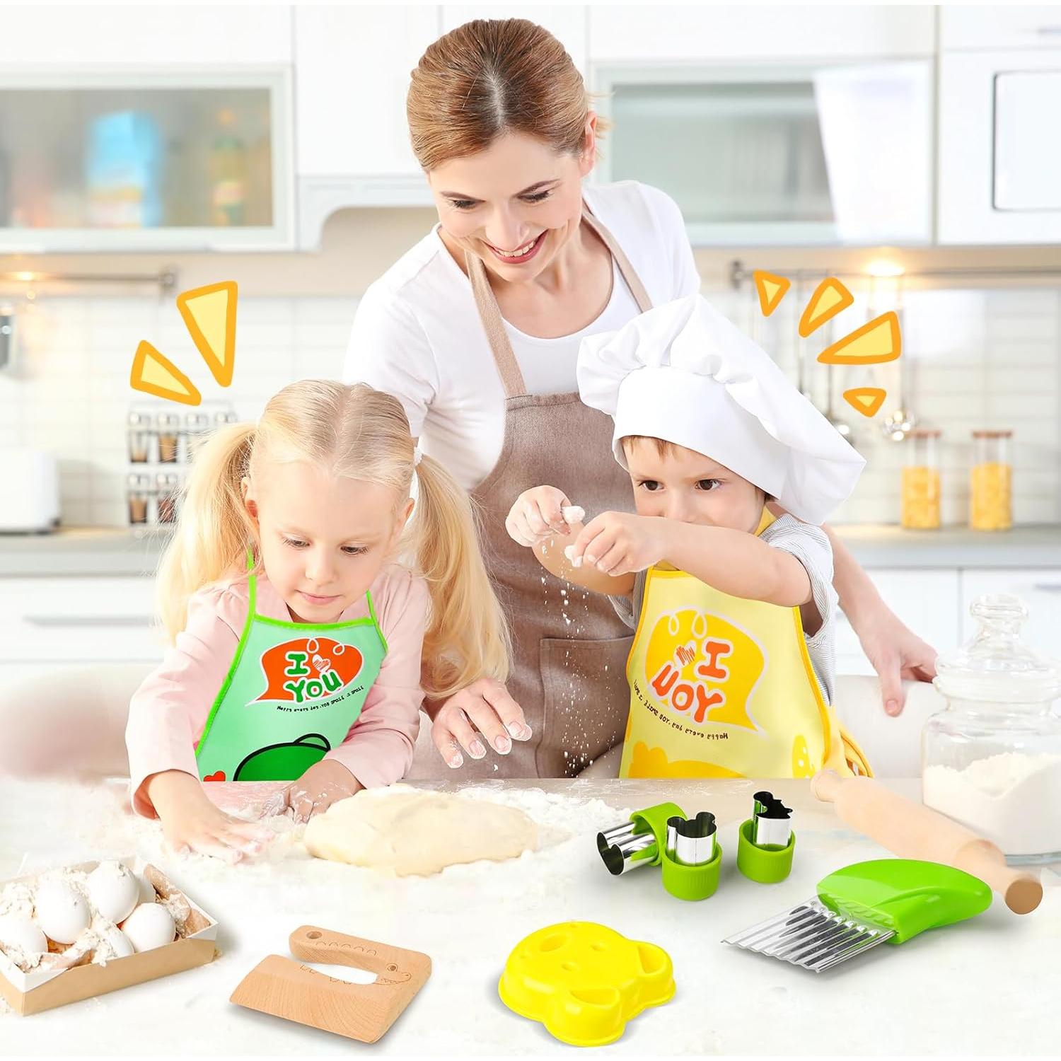 Juego de Cuchillos para Niños HAIMST 30 Piezas Montessori