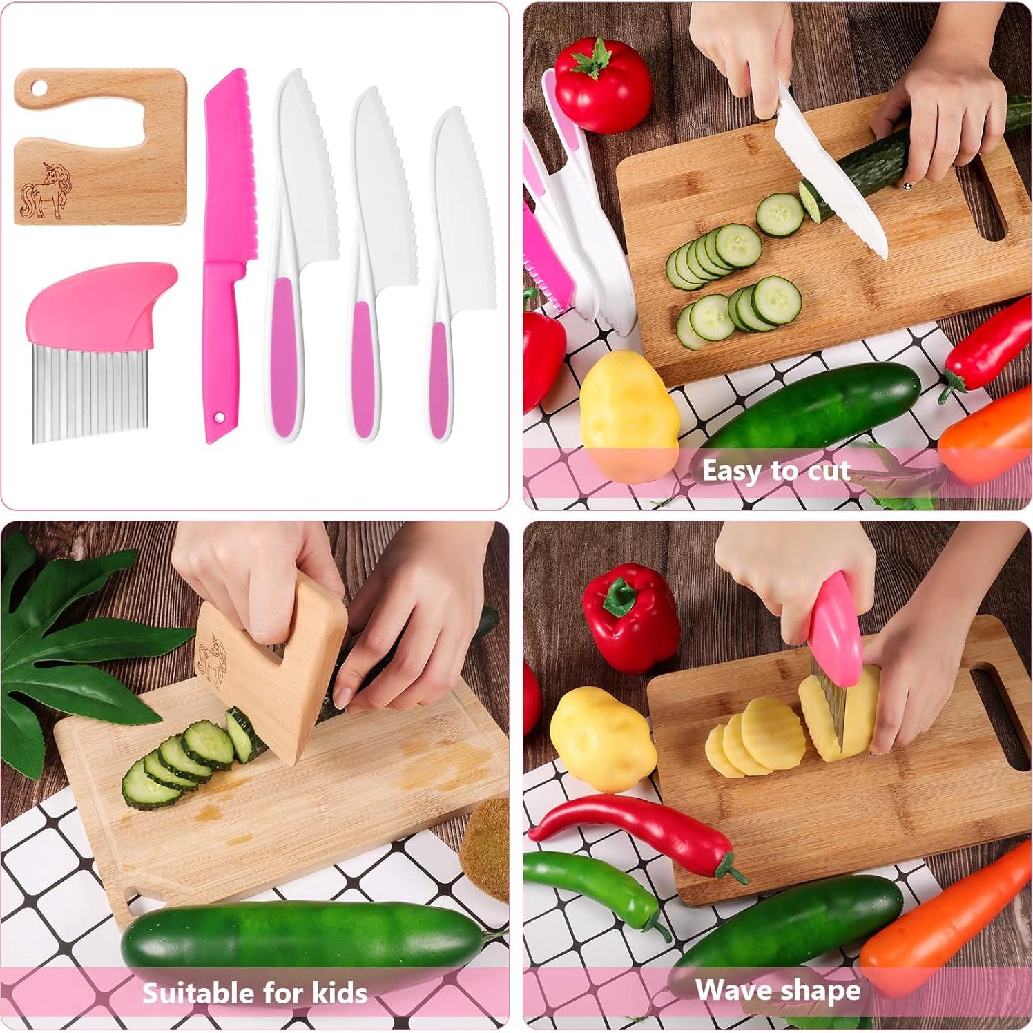 Set de Cuchillos de Cocina para Niños Zhehao - 7 Piezas