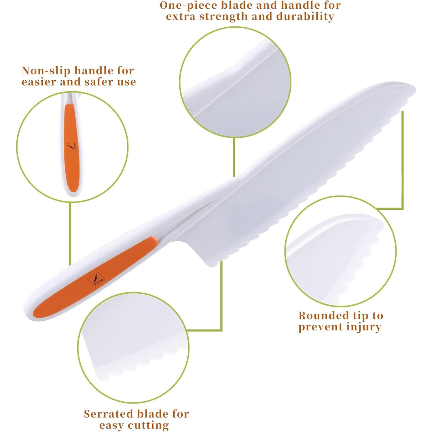 Juego de cuchillos para niños COKUMA - 3 tamaños seguros