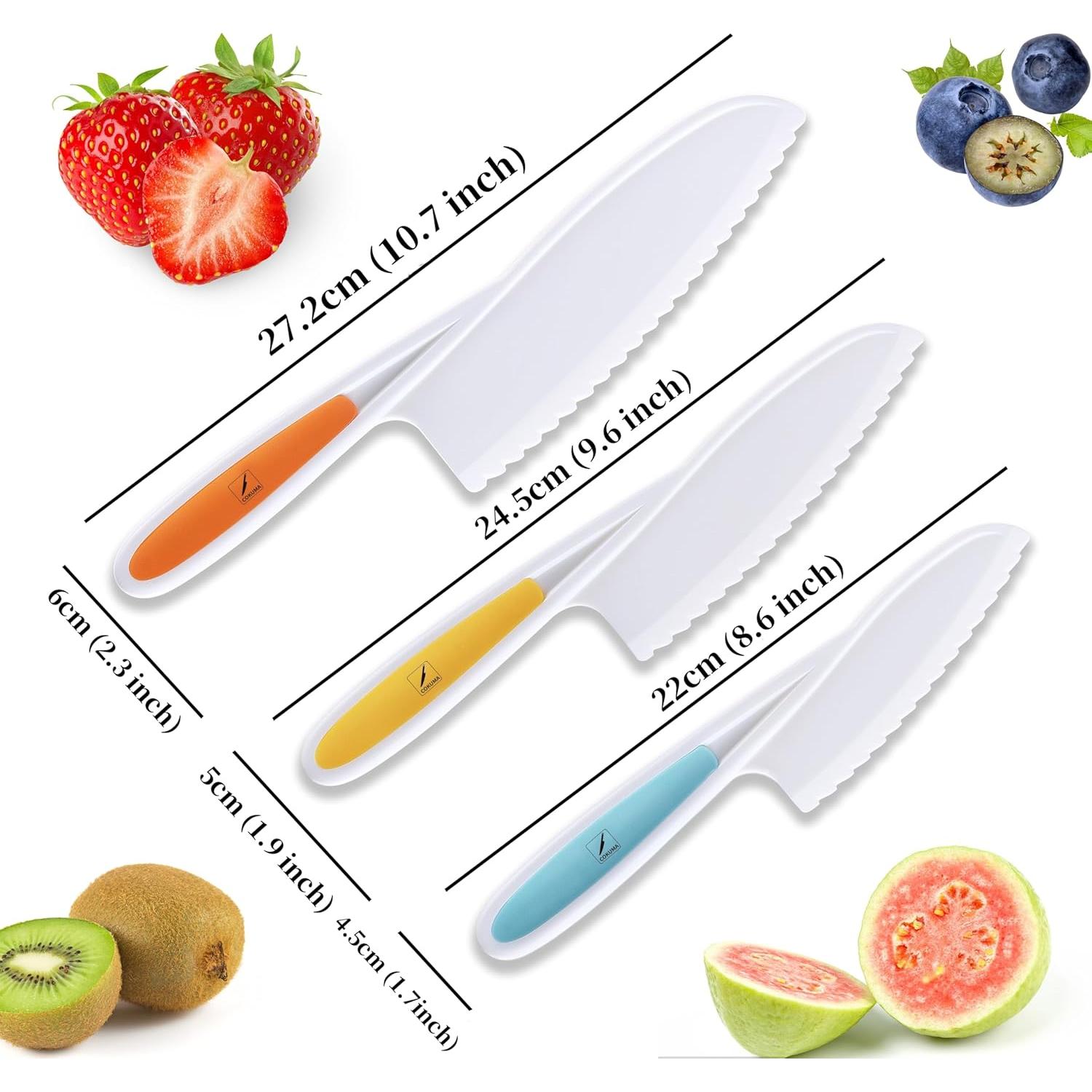 Juego de cuchillos para niños COKUMA - 3 tamaños seguros