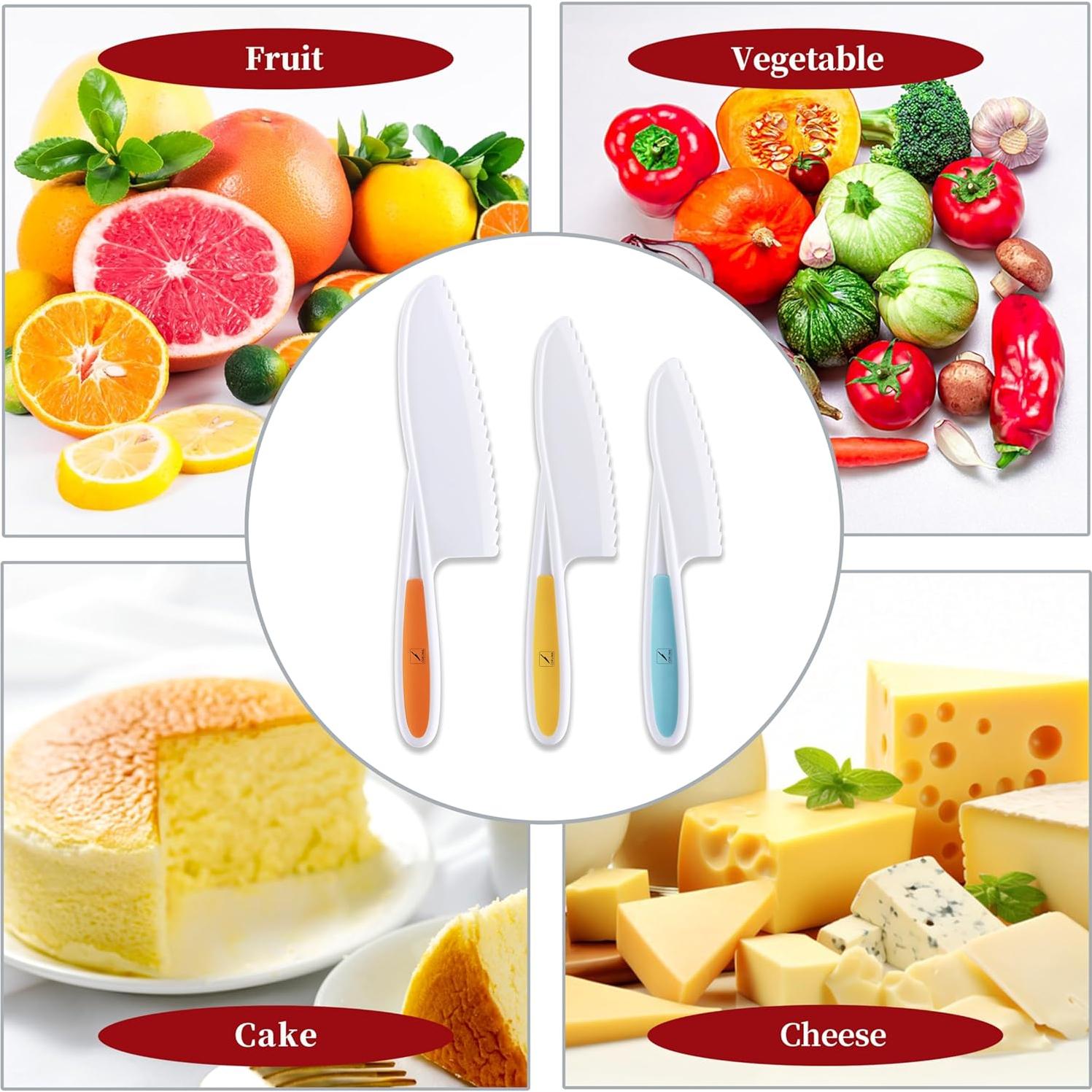 Juego de cuchillos para niños COKUMA - 3 tamaños seguros