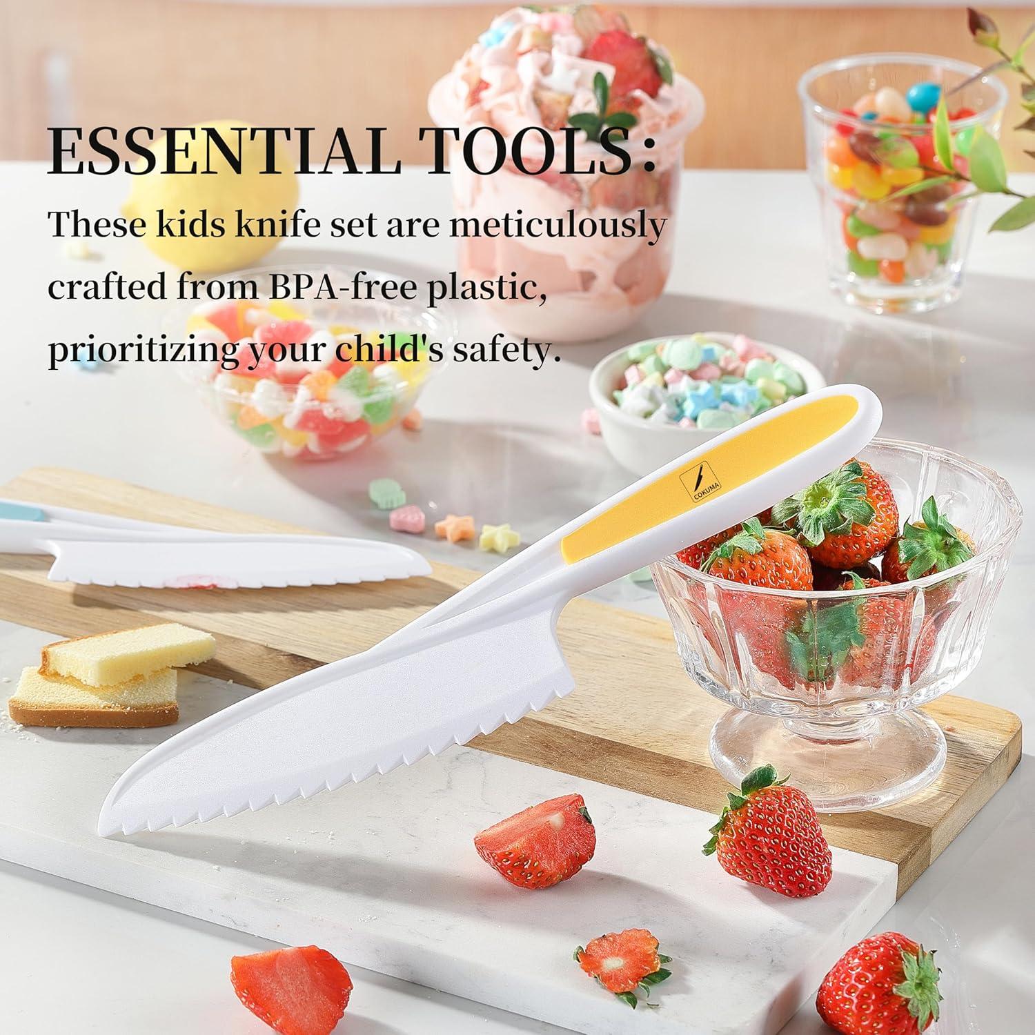 Juego de cuchillos para niños COKUMA - 3 tamaños seguros