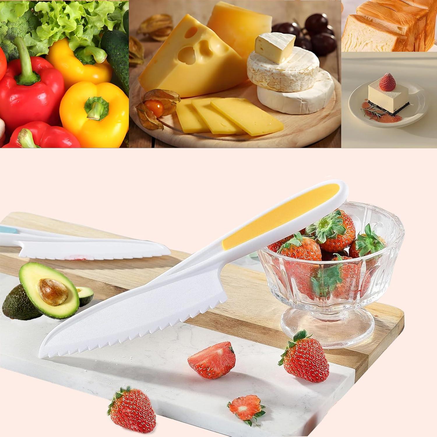 Set de Cuchillos para Niños WALAWALA 4 Piezas Libre de BPA