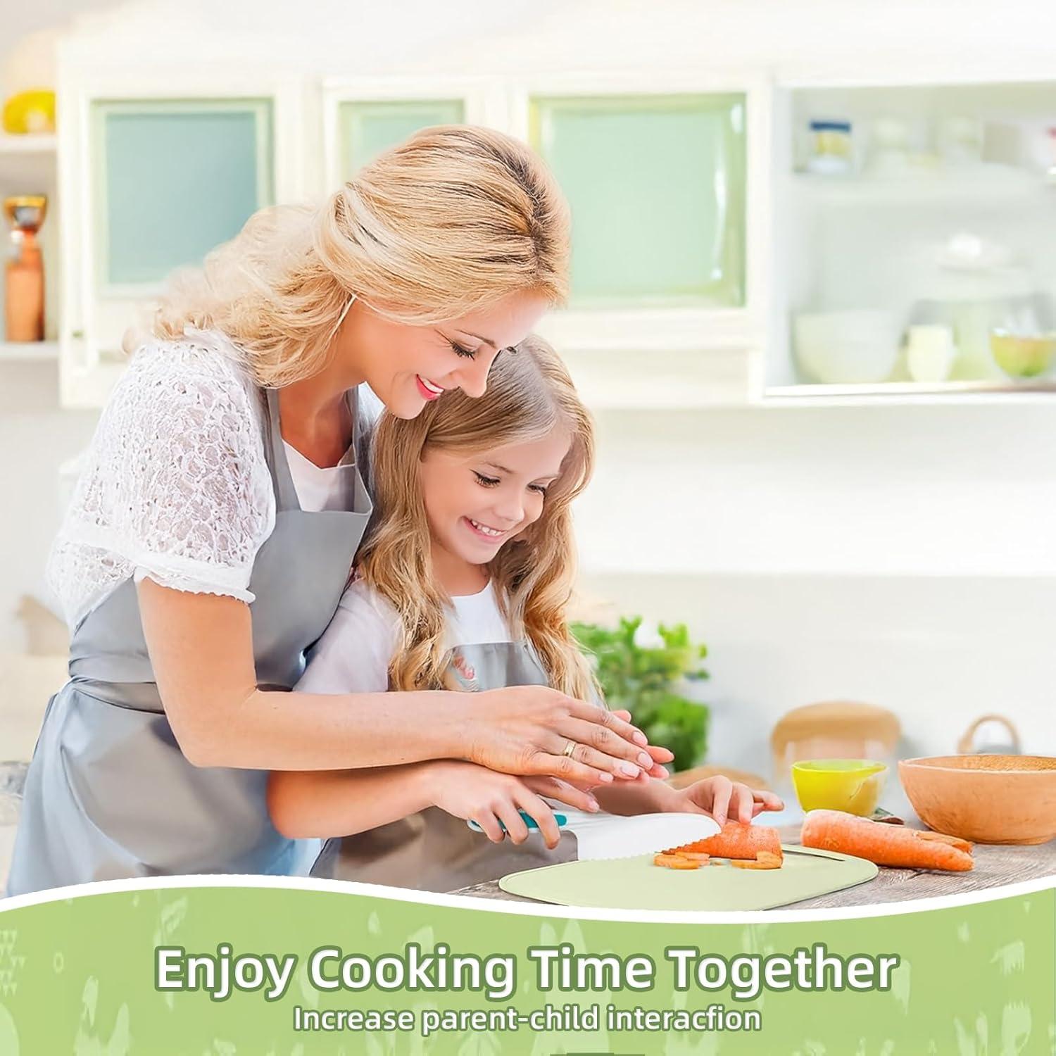 Set de Cuchillos para Niños WALAWALA 4 Piezas Libre de BPA