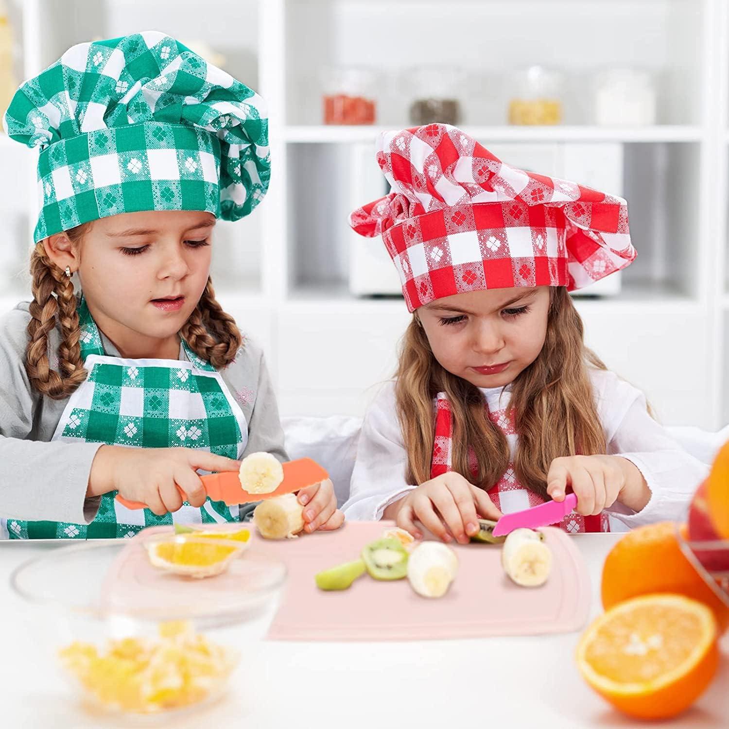 Juego de cuchillos de cocina para niños FACATH 7 piezas plástico