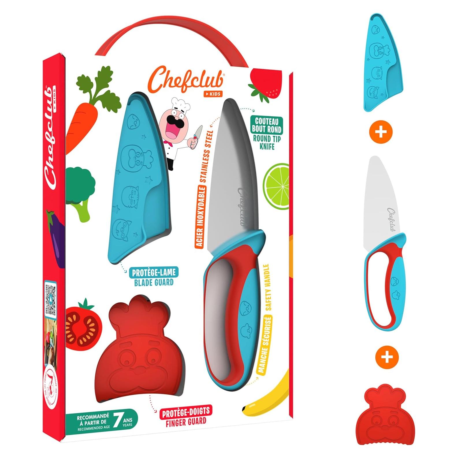 Cuchillo de cocina seguro para niños Chefclub Kids 10 cm