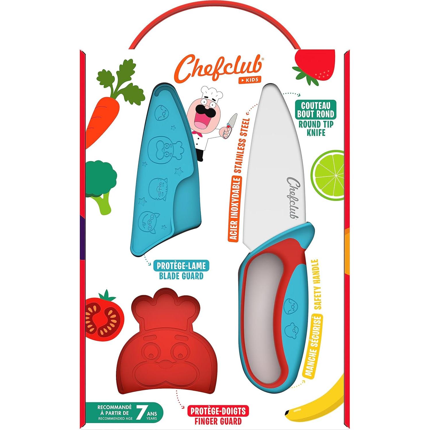 Cuchillo de cocina seguro para niños Chefclub Kids 10 cm
