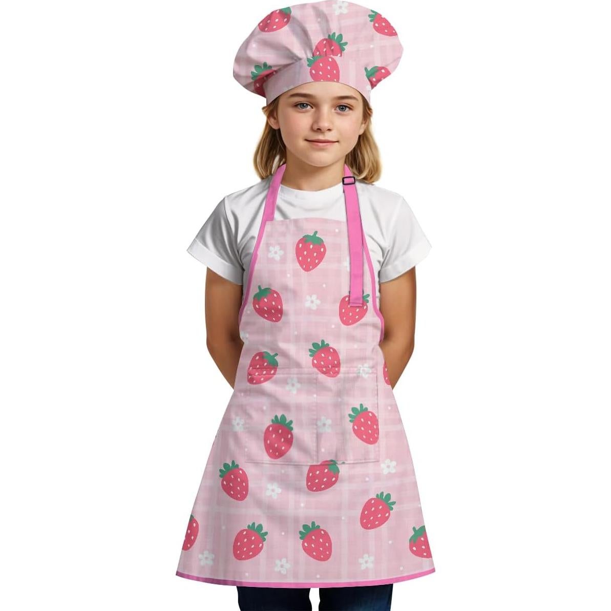 Conjunto de Delantal y Gorro de Chef Sandjest para Niños