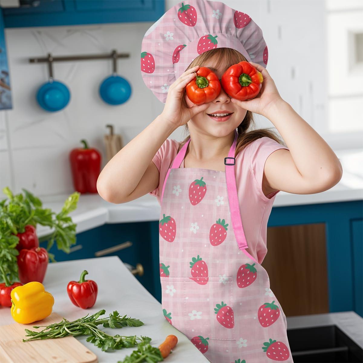 Conjunto de Delantal y Gorro de Chef Sandjest para Niños