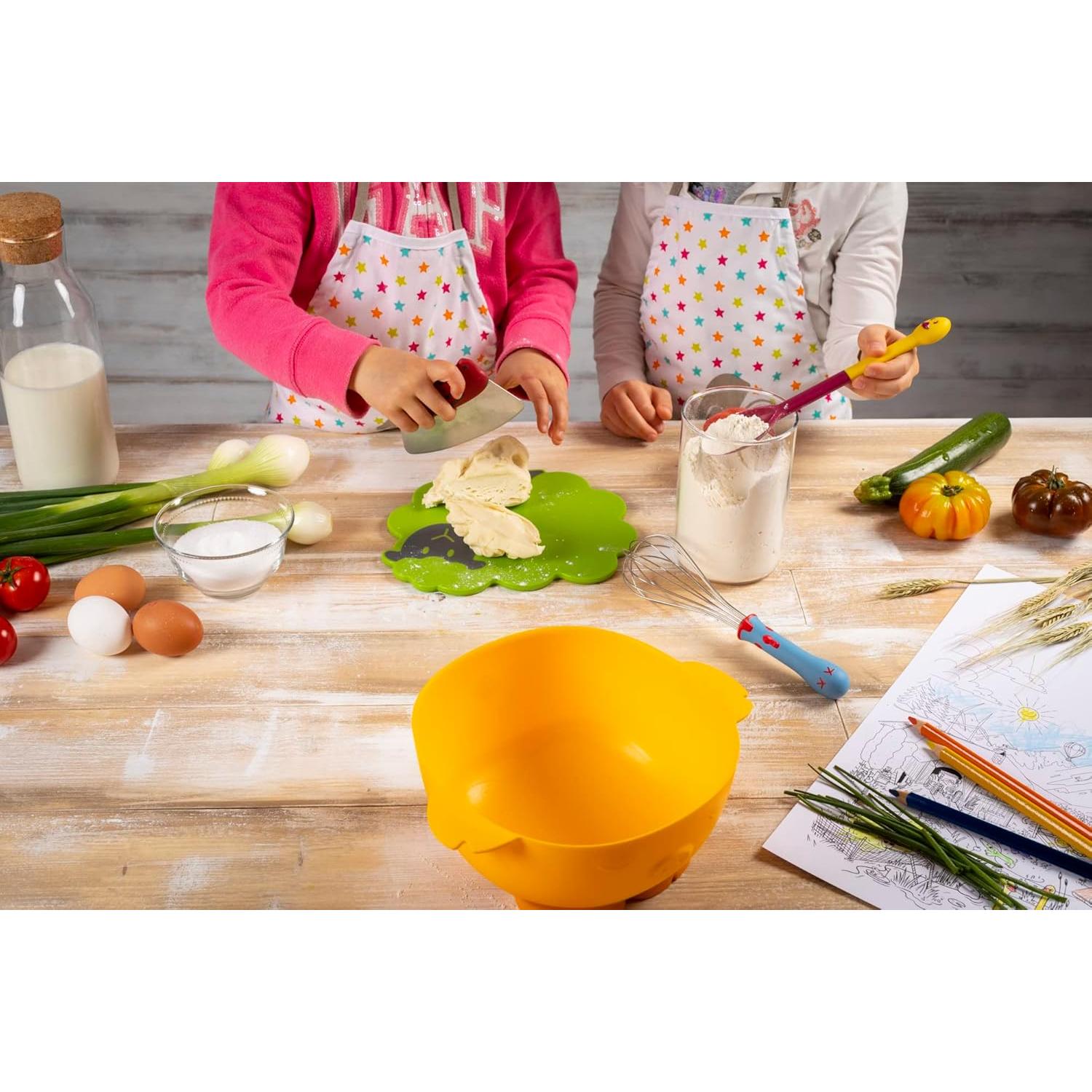 Tabla de Cortar Kuhn Rikon Kinderkitchen Oveja 24.9x23.1cm Verde