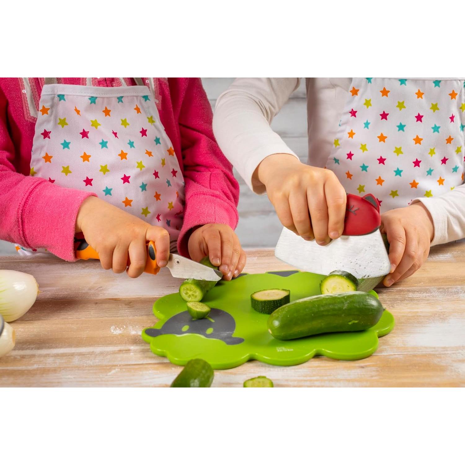 Tabla de Cortar Kuhn Rikon Kinderkitchen Oveja 24.9x23.1cm Verde