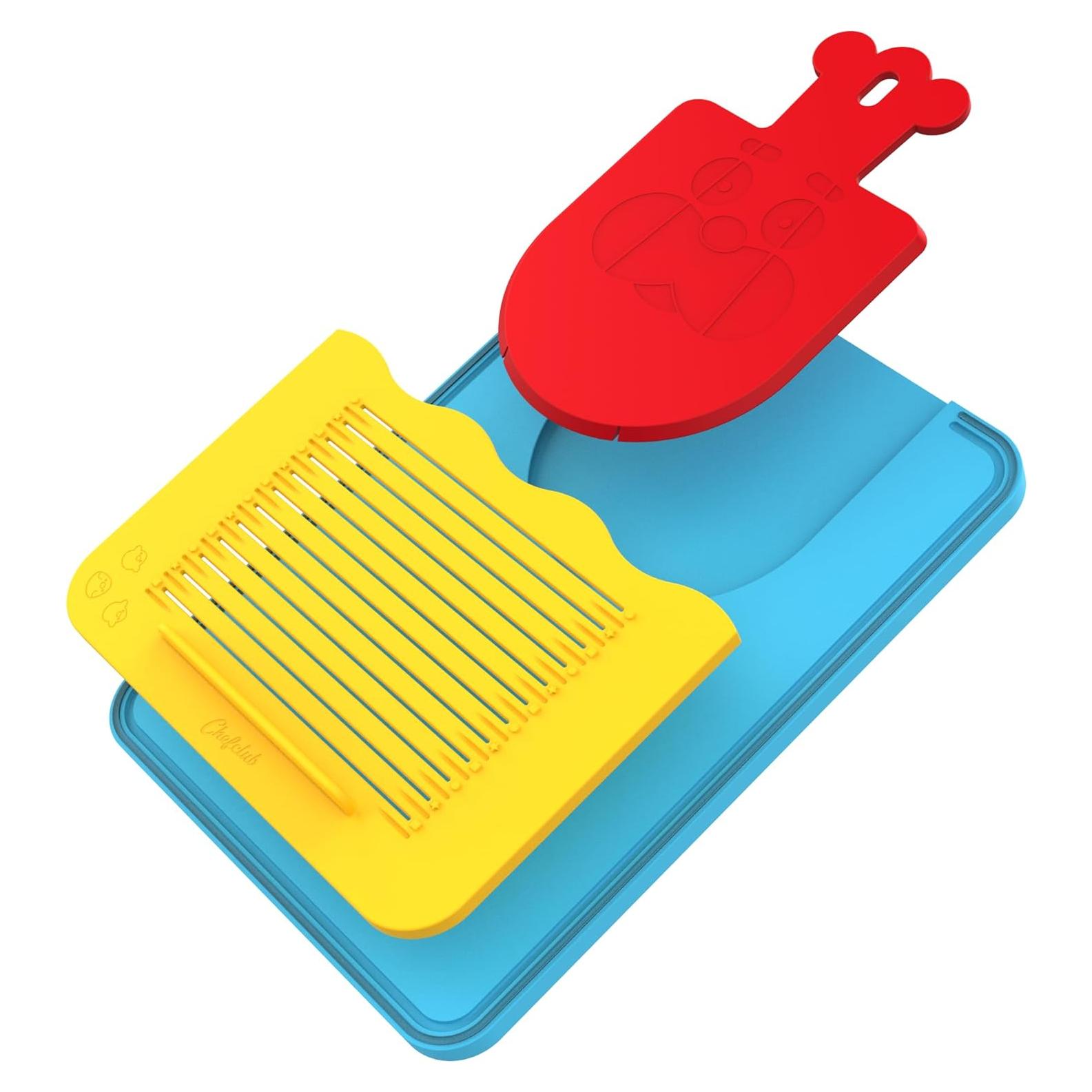 Kit de Tabla de Cortar Chefclub Kids - Antideslizante 39.9x24.1cm