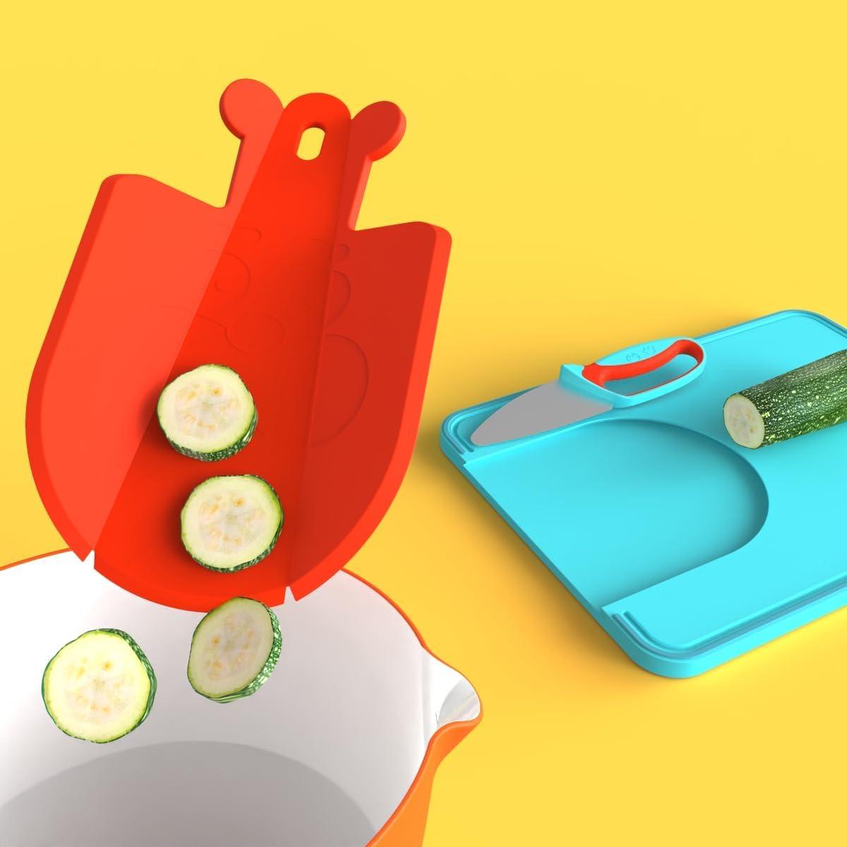 Kit de Tabla de Cortar Chefclub Kids - Antideslizante 39.9x24.1cm