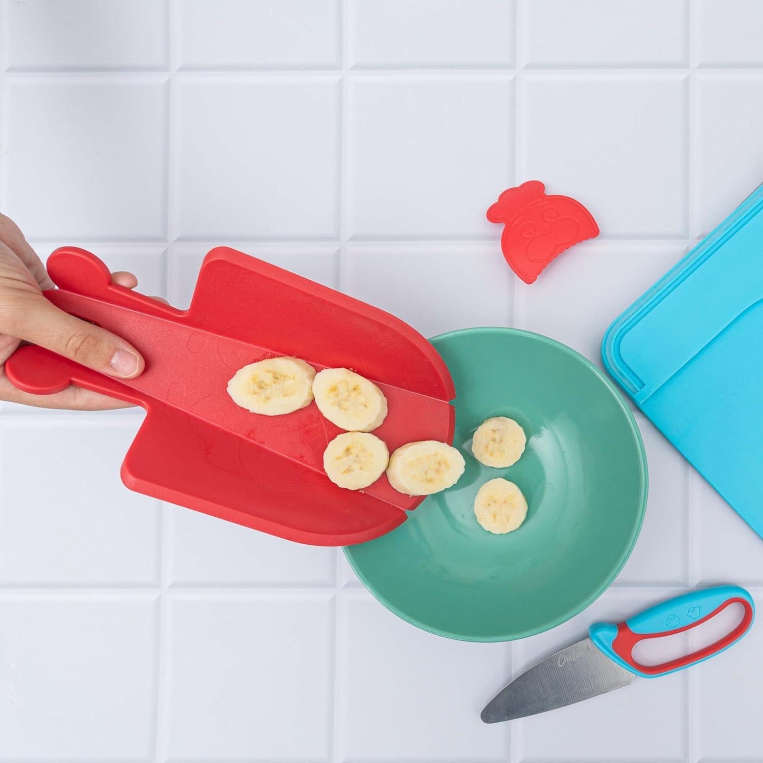 Kit de Tabla de Cortar Chefclub Kids - Antideslizante 39.9x24.1cm