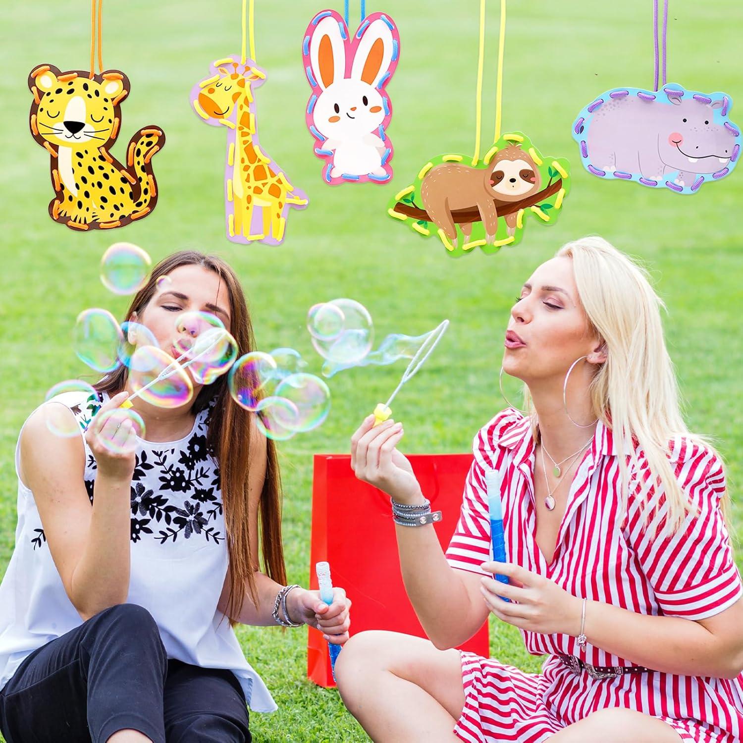 Kits de Tarjetas de Enhebrado de Animales de la Jungla - TOPEUM