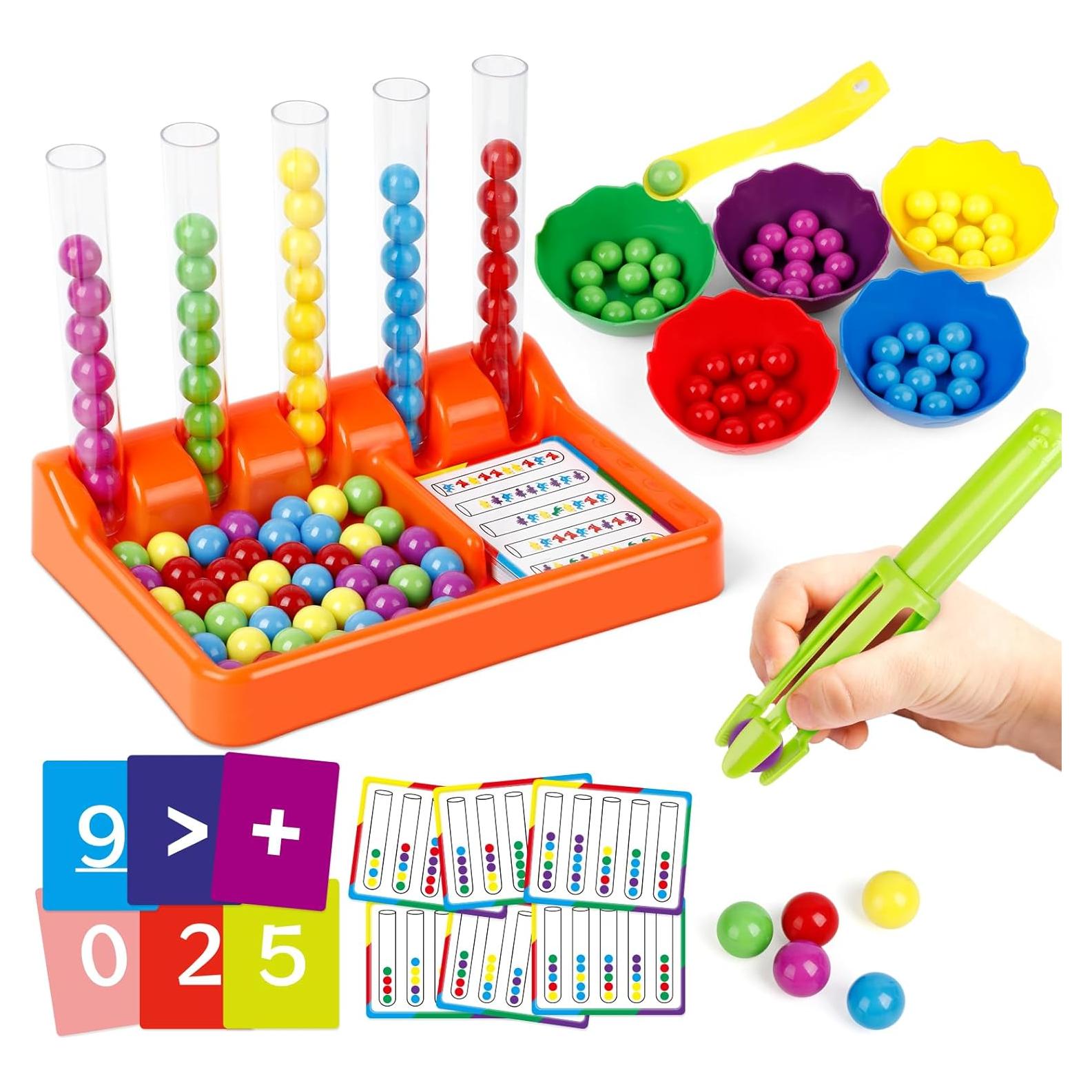 Juguete educativo de conteo y clasificación de colores Broytain