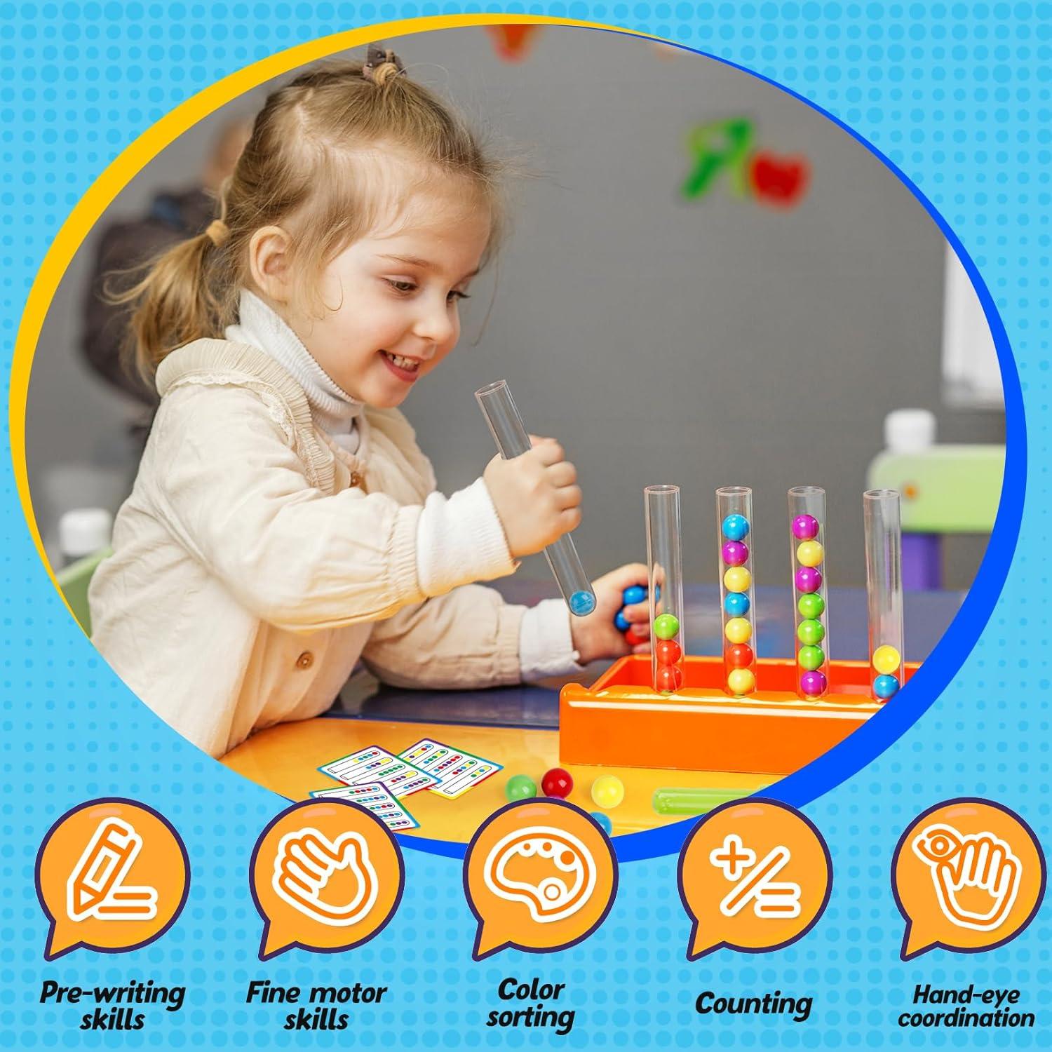 Juguete educativo de conteo y clasificación de colores Broytain