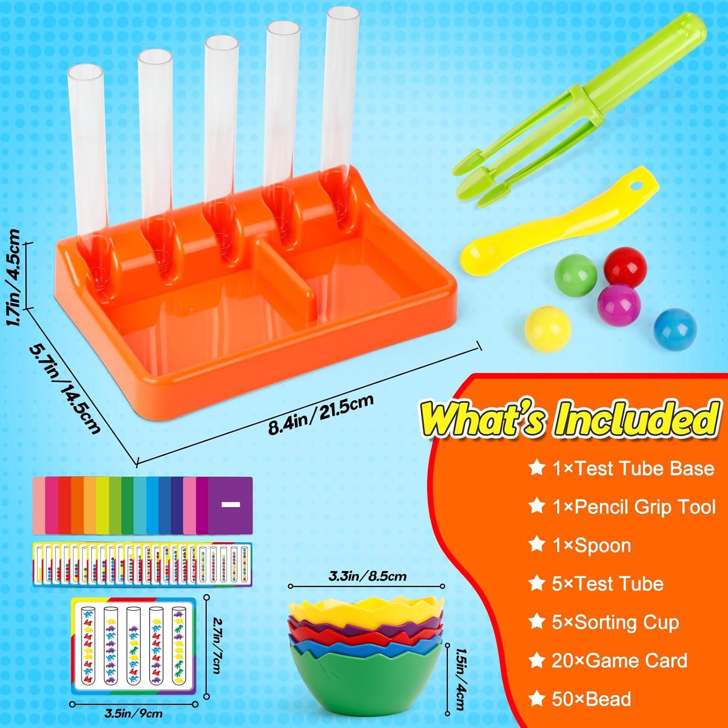 Juguete educativo de conteo y clasificación de colores Broytain