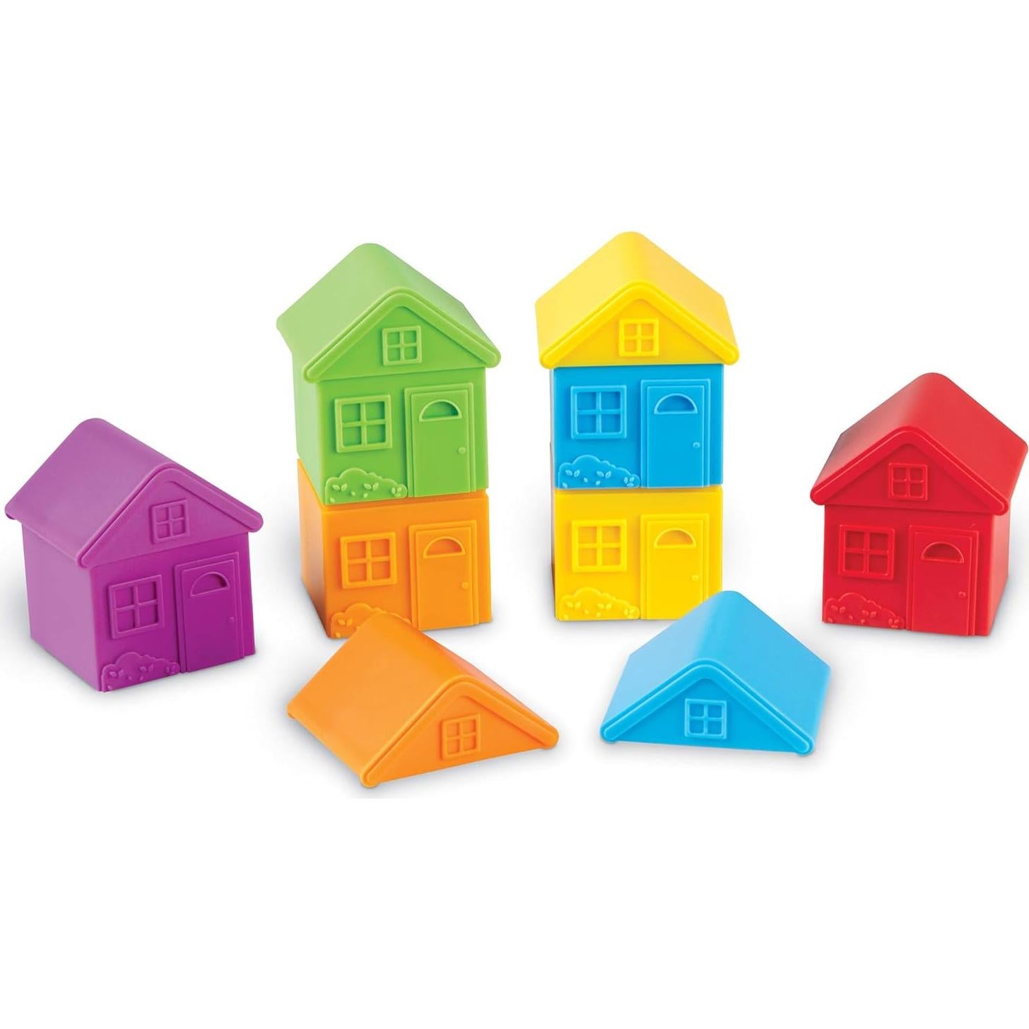 Casas de Clasificación Recursos de Aprendizaje 12 Piezas 3+