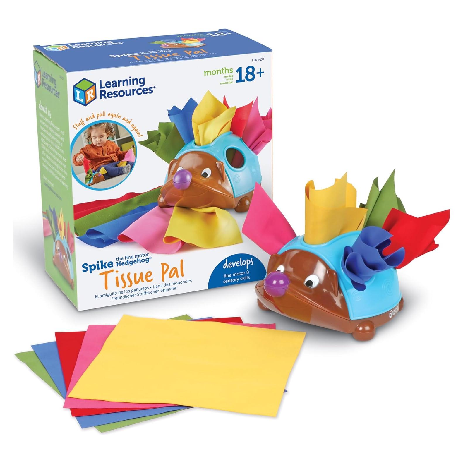 Spike el Erizo de Motricidad Fina - Recursos de Aprendizaje, 11 Piezas, 18 Meses+