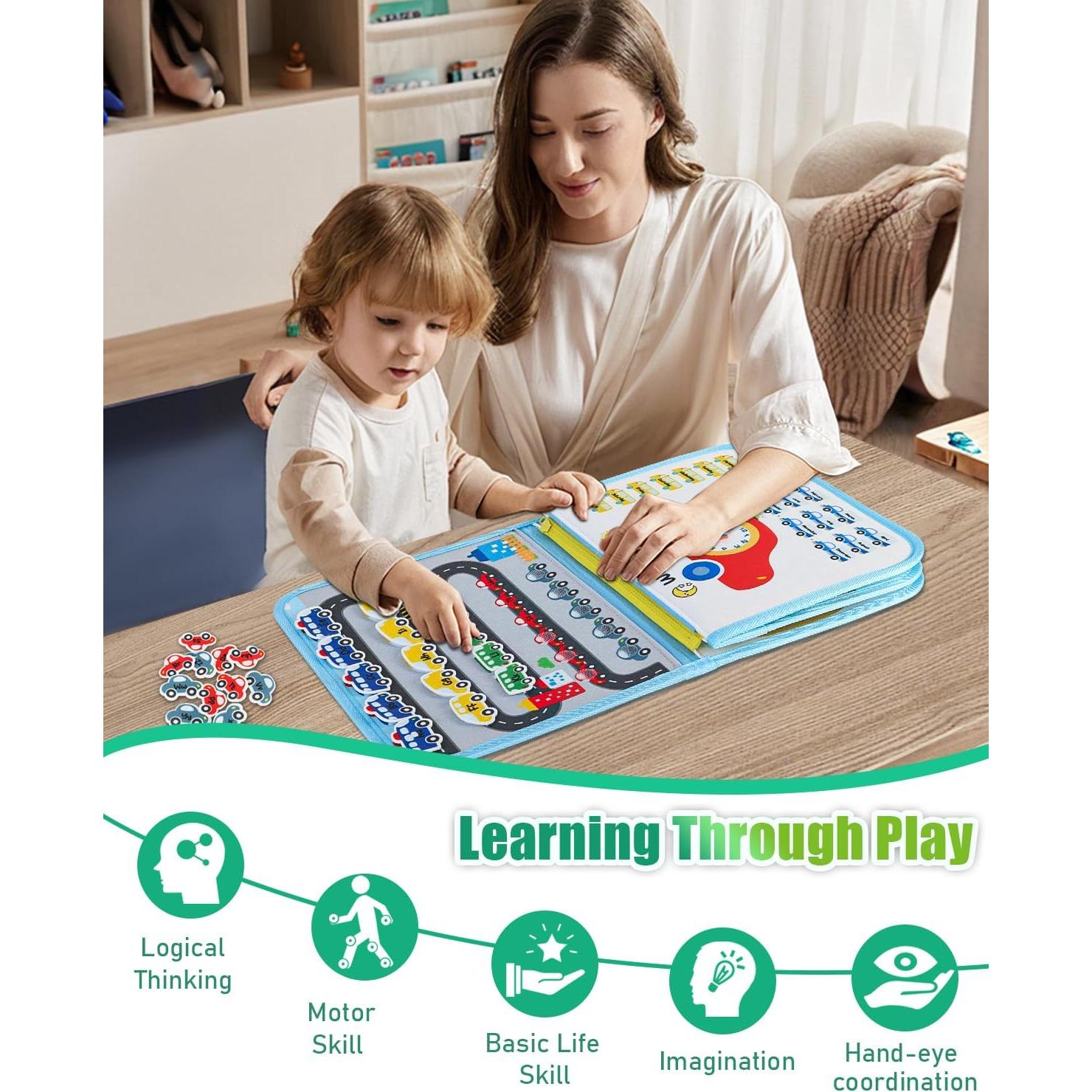 Tablero Ocupado Montessori Primo Lines Azul 280g 1-6 Años