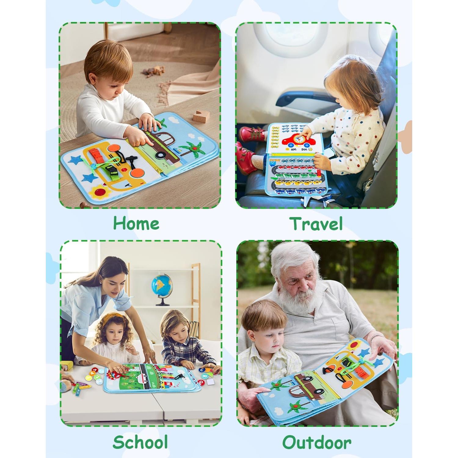 Tablero Ocupado Montessori Primo Lines Azul 280g 1-6 Años