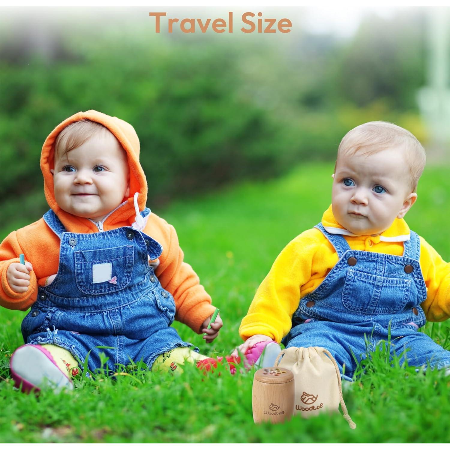 Juguete Montessori de Clasificación de Colores Woodtoe - 11 Palos