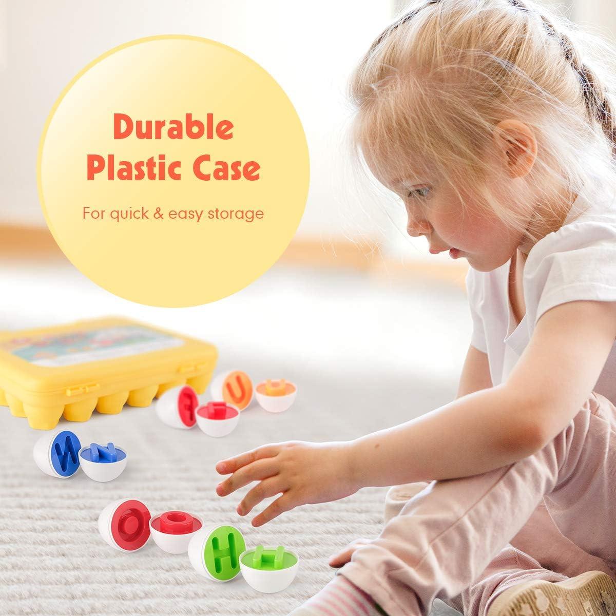 Juego de Clasificación de Letras y Colores Coogam 26PCS