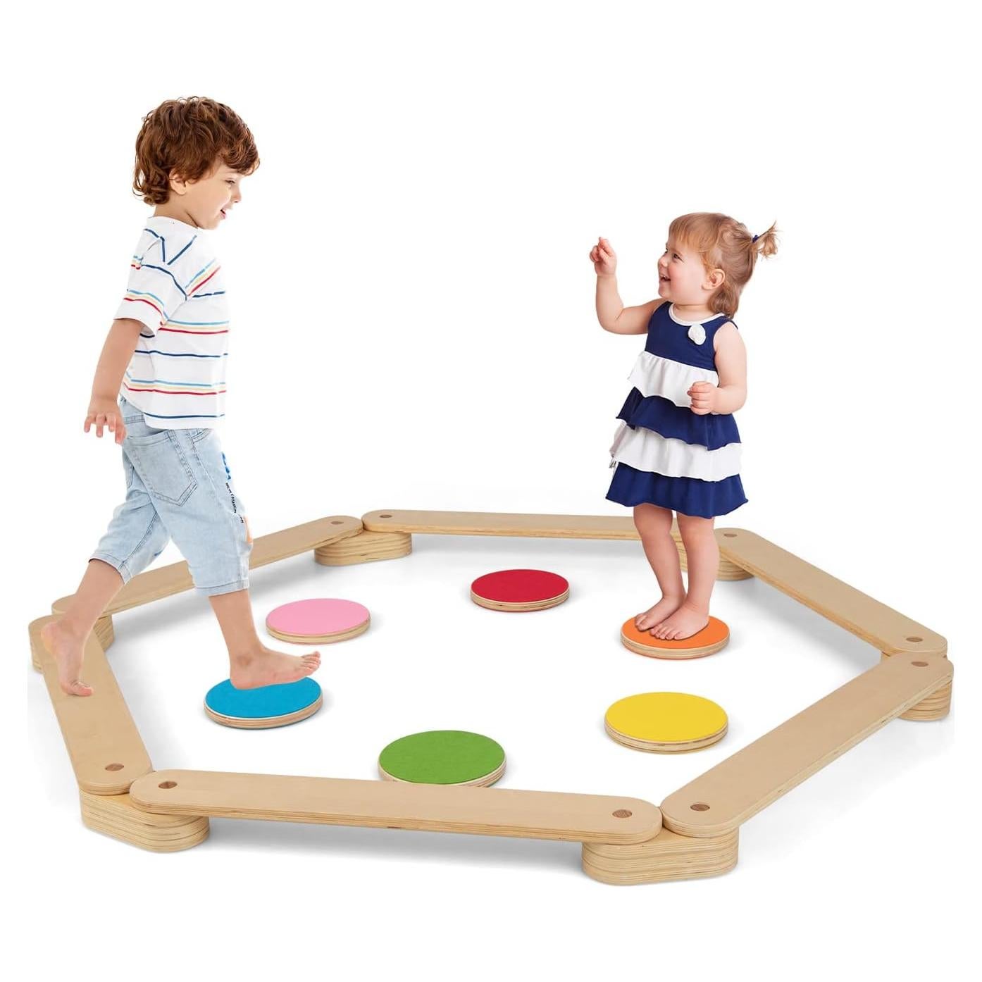 Juego de equilibrio INFANS 20 PCS Madera Antideslizante