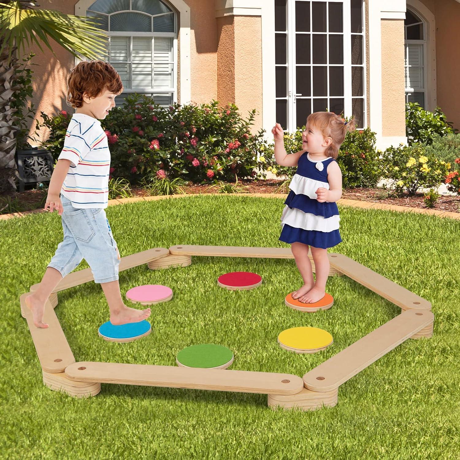 Juego de equilibrio INFANS 20 PCS Madera Antideslizante