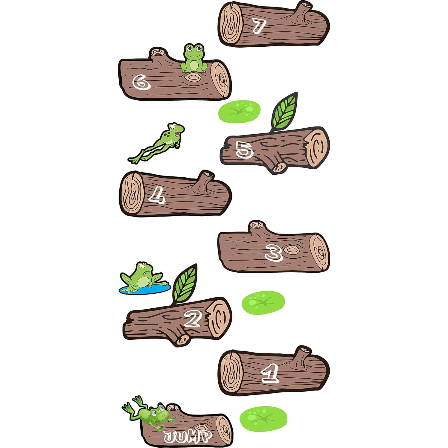 Calcomanías Sensoriales HK Studio - Juego de Saltos de Rana