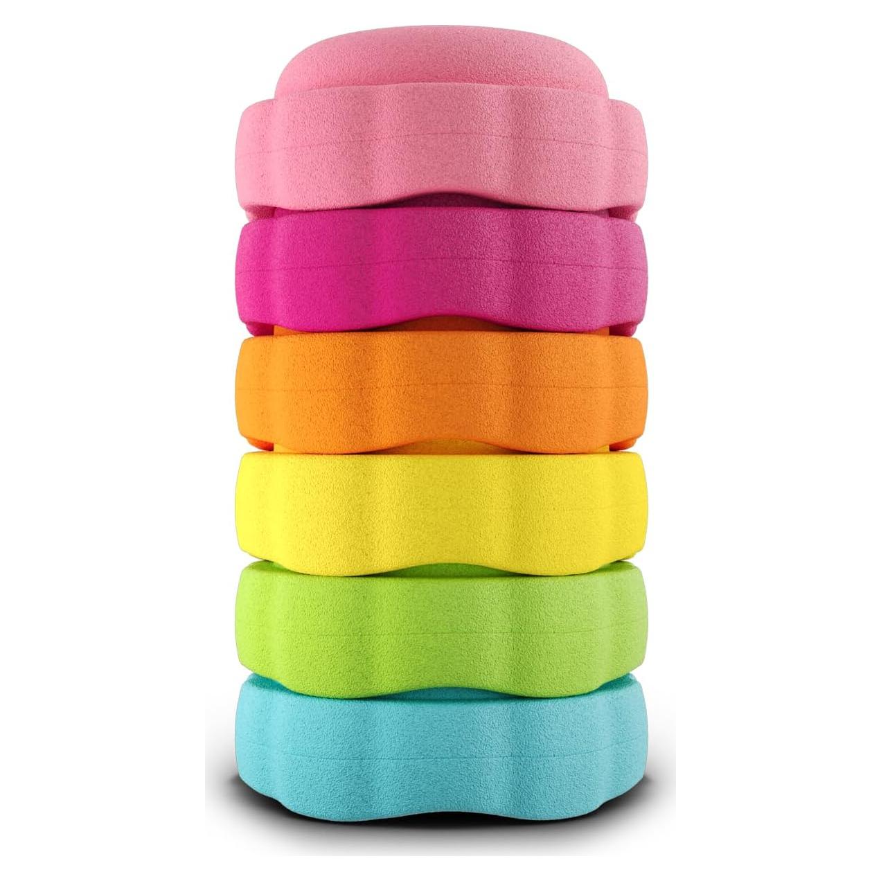 Juego de Piedras de Paso EPP - Brillos de Unicornio - 6 Piezas