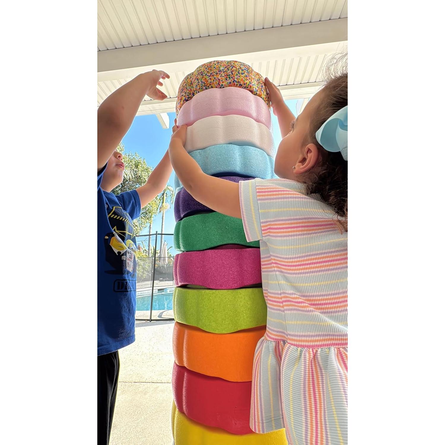 Juego de Piedras de Paso EPP - Brillos de Unicornio - 6 Piezas