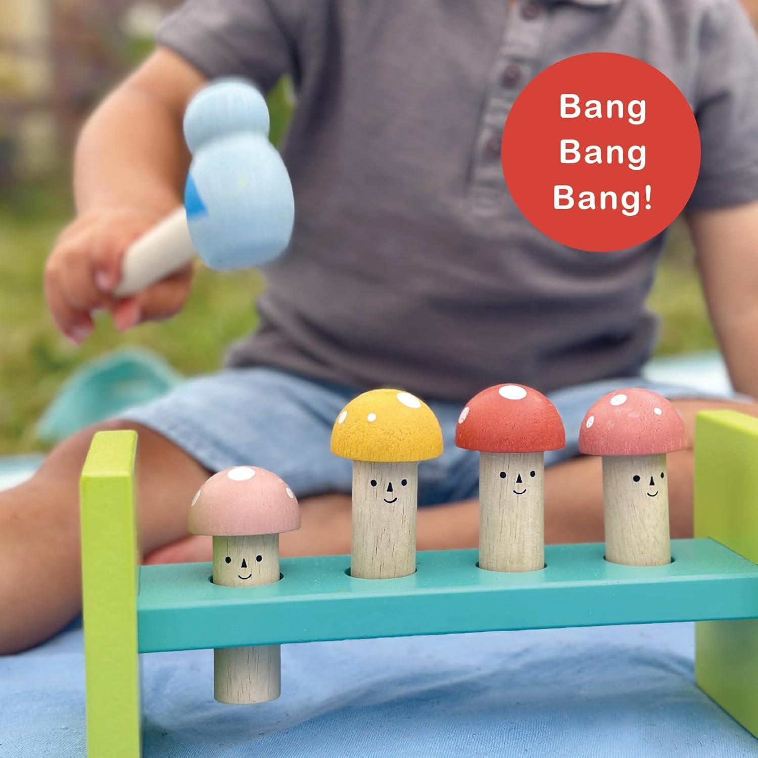 Juguete Martillo del Bosque Mentari - Banco de Golpes 6pc