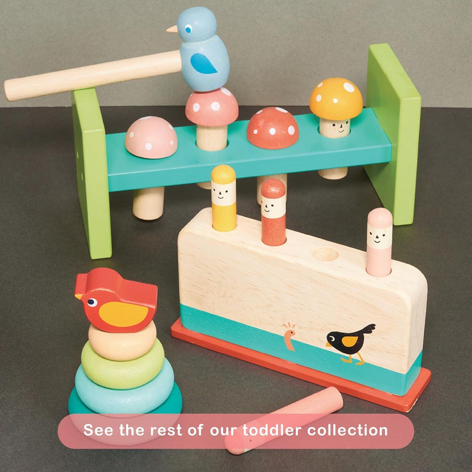 Juguete Martillo del Bosque Mentari - Banco de Golpes 6pc