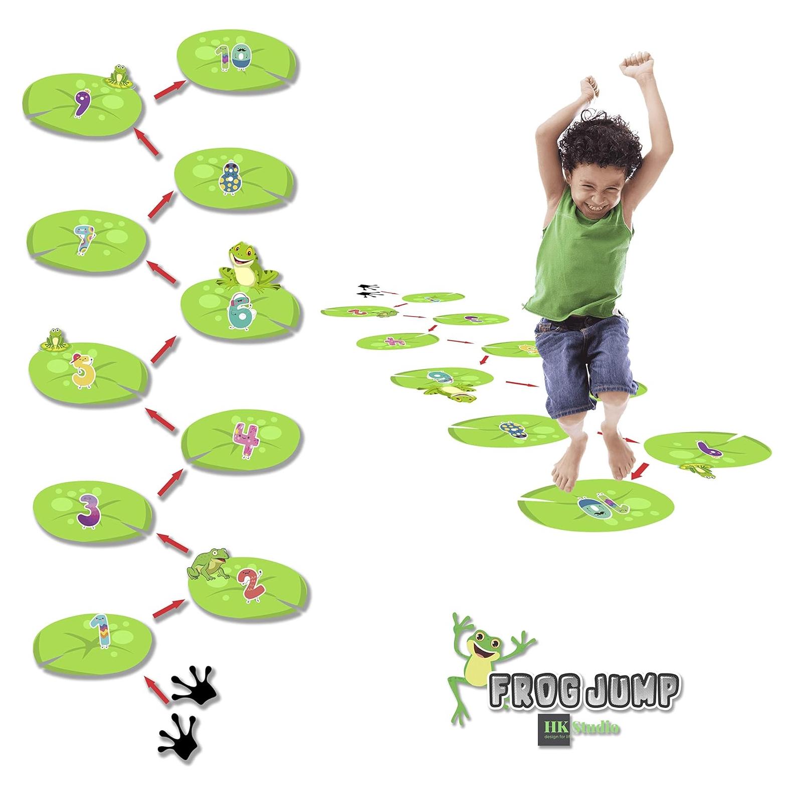 Calcomanías Sensoriales HK Studio Rayuela de Rana para Aula