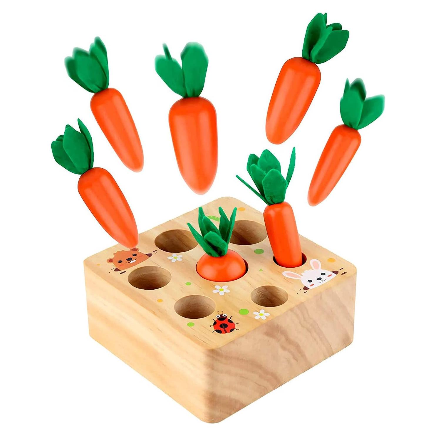 Juguete Montessori de Madera RECHIATO para Bebés 1-5 Años