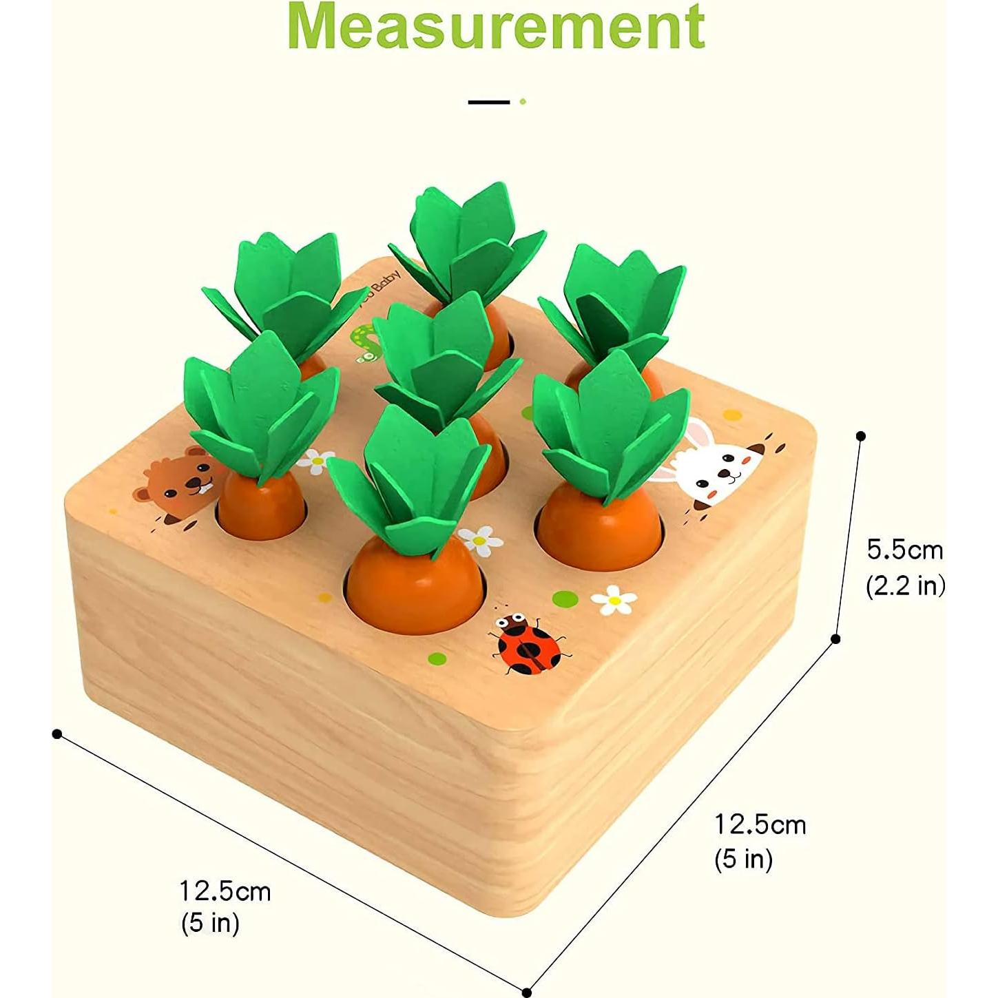 Juguete Montessori de Madera RECHIATO para Bebés 1-5 Años
