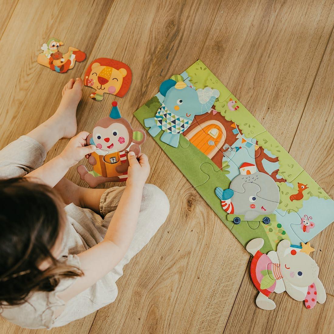 Puzzles Educativos Bababoo 18 Piezas para Niños 18+ Meses
