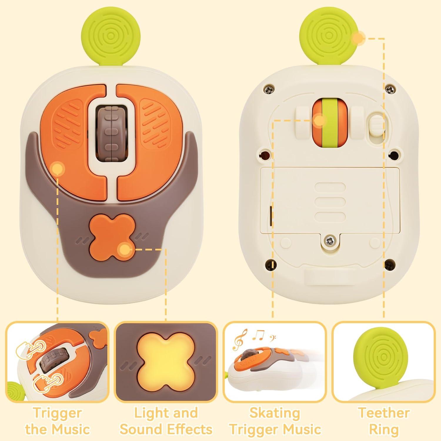 Juguete Musical Sensorial Montessori MPQMPQ para Bebés 6-18 Meses