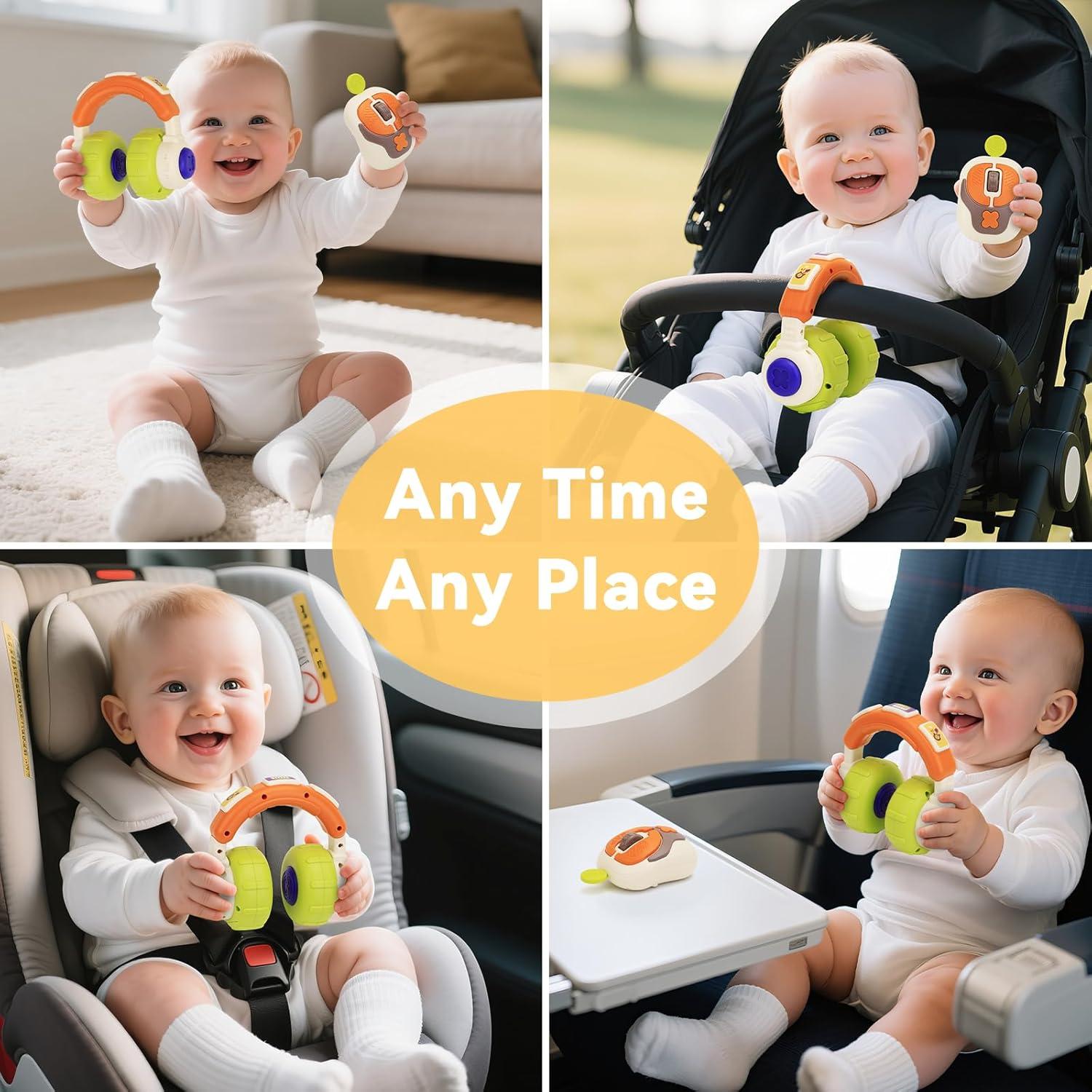 Juguete Musical Sensorial Montessori MPQMPQ para Bebés 6-18 Meses